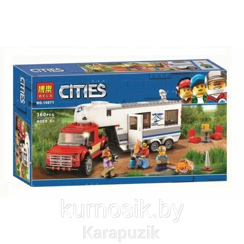 Конструктор 22093 King Cities Пикап и фургон, 385 деталей от компании Karapuzik - фото 1