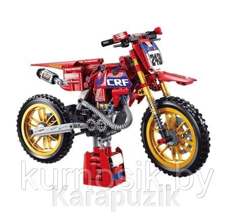 Конструктор 88031 Мотоцикл Yamaha GT Kazi, 565 деталей от компании Karapuzik - фото 1