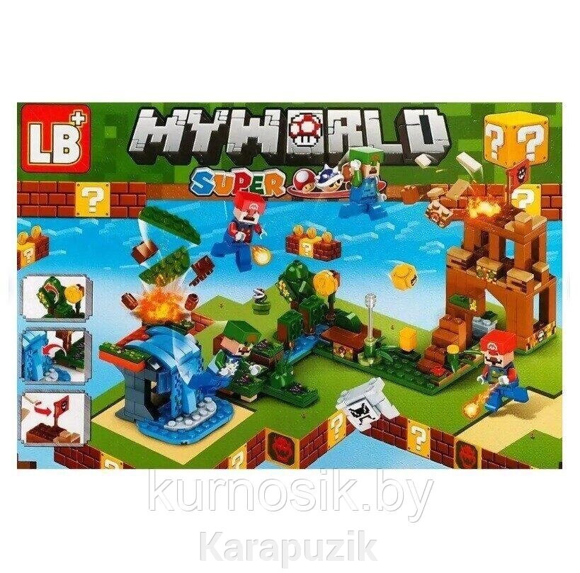 Конструктор LB632 LB Mincraft Супер Марио, 335 деталей от компании Karapuzik - фото 1