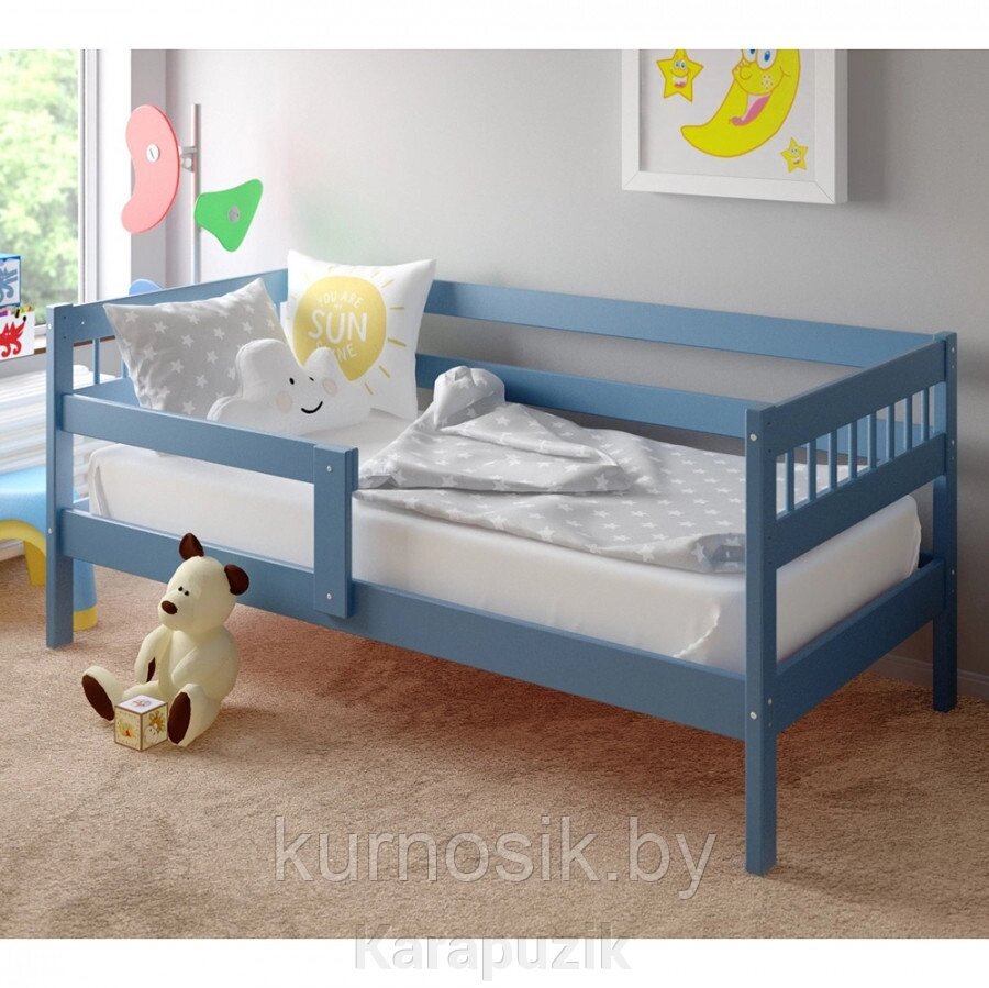 Кровать подростковая Pituso Hanna New 160*80 см индиго от компании Karapuzik - фото 1