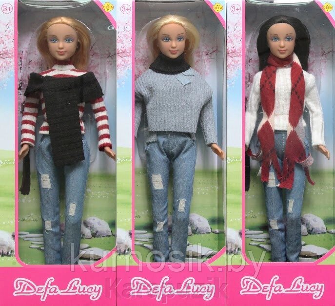 Кукла "DefaLucy" в джинсах и уютном свитере (Арт. 8366) от компании Karapuzik - фото 1