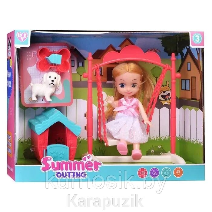 Кукла с аксессуарами Summer outing, 925-138 от компании Karapuzik - фото 1