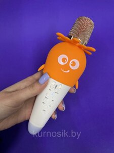 Микрофон детский беспроводной K5 оранжевый