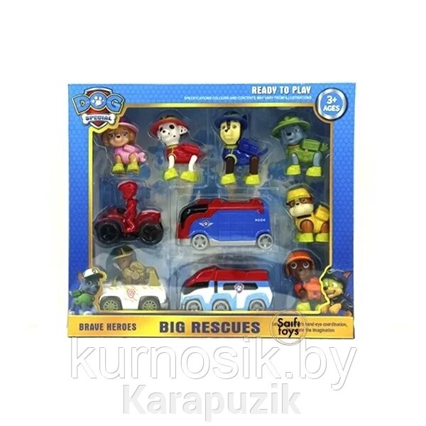 Набор игрушек B&R Щенячий патруль, РВ9910 от компании Karapuzik - фото 1