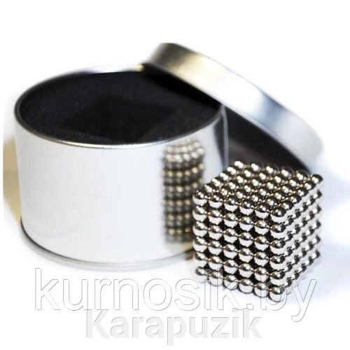 Неокуб магнитный, neocube 5 мм 216 шт стальной от компании Karapuzik - фото 1