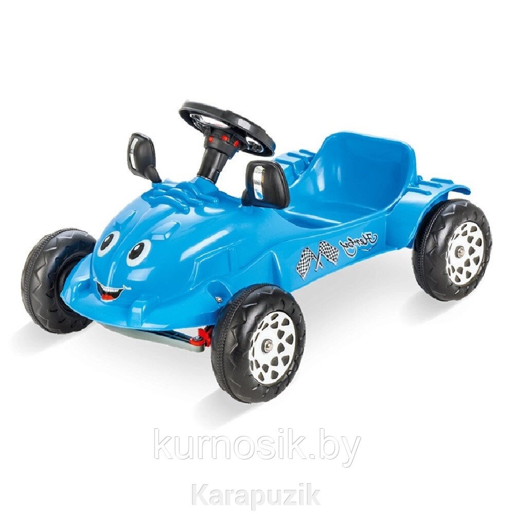 Педальная машина PILSAN Herby Car Blue, 07302 от компании Karapuzik - фото 1