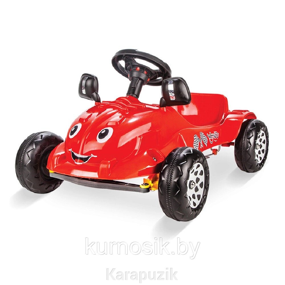 Педальная машина PILSAN Herby Car Red, 07302 от компании Karapuzik - фото 1
