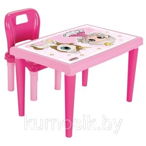 Детский набор мебели Pilsan Столик и стульчик для детей Pilsan 03516