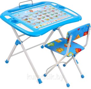 Комплект детской мебели (стол+стул), арт. NKP1/1 Голубой