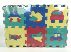 Коврики-пазлы SUNTA TOYS с машинками, 30 пазлов, 1107 в Минске от компании Karapuzik