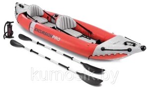 Каяк надувная лодка Intex Excursion Pro 68309NP надувная байдарка