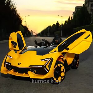 Электромобиль детский Sundays LS903 машинка Lamborghini Ламборгини на пульте Желтый
