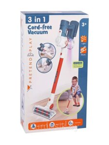 Пылесос игрушечный для уборки с чистящими средствами, 525-18A