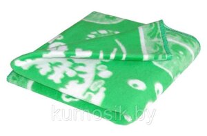 Одеяло детское байковое х/б 140х100 Ермолино Зеленый