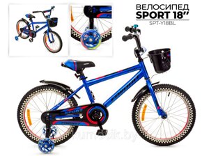 Детский велосипед Favorit Sport 18" от 5 до 7 лет Красный