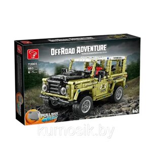 Конструктор T2005 OffRoad Adventure Зеленый внедорожник иннерционный, 883 деталей в Минске от компании Karapuzik