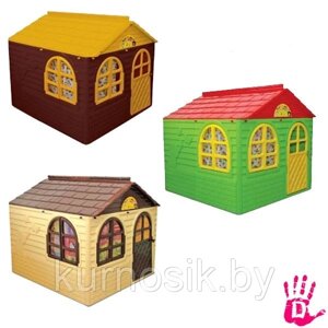 Игровой домик детский пластиковый №2 Doloni (Долони) 129-129-120 см (арт. 025500/2)