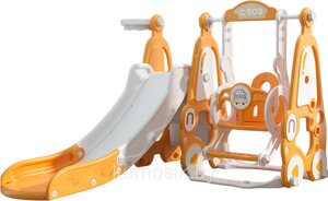 Игровой комплекс Sundays Машинка A30019 горка, качели, баскетбольное кольцо