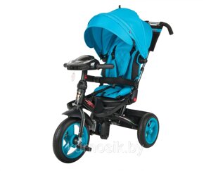 Детский велосипед трехколесный Trike Super Formula, колеса 12\10 (поворотное сиденье) синий