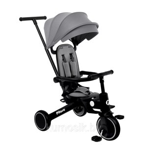 Детский велосипед трехколесный складной PITUSO Leve Pro серый T8-Grey