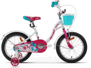 Детский велосипед Aist Skye 16" для девочки от 4 до 6 лет Белый