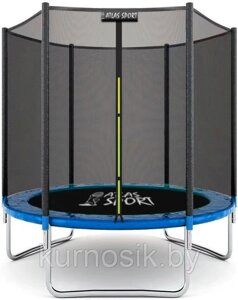 Батут Atlas Sport 183 см (6ft) без лестницы BLUE