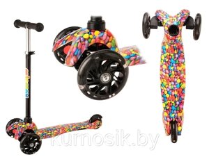 Самокат детский трехколесный МИНИ Scooter M&M's от 2 до 5 лет 4105