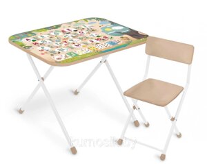 Комплект детской мебели Ника с Алфавитом NK-75A с 3 до 7 лет