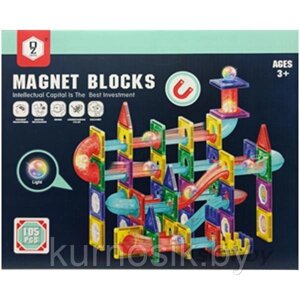 Магнитный конструктор Magnet Blocks, 105 деталей в Минске от компании Karapuzik