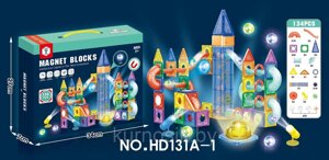 Магнитный конструктор Magnet Blocks 134 детали HD131A-1 в Минске от компании Karapuzik