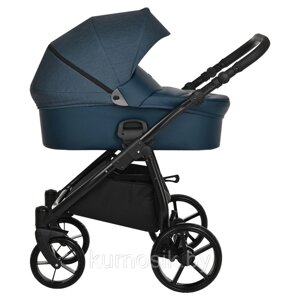 Коляска детская модульная 2 в 1 Tutis NOVO короб + прогулка Кожа Коричневый