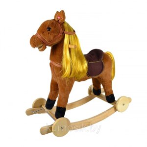 Детская качалка-лошадка Pituso Panadero с колесами и с музыкой (арт. GS3042W)