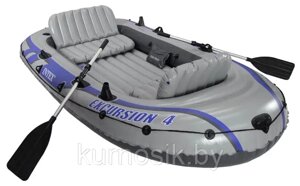 Надувная лодка Intex Excursion-4 68324NP четырехместная