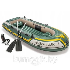 Надувная лодка Intex Seahawk-3 Set 68380NP