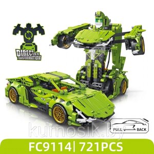 Конструктор FC9113 Автомобиль трансформер 2 в 1, 721 деталь