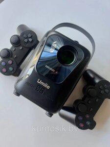 Проектор Umiio Q4 Pro + Игровая приставка Game Stick 4K 20000 игр со штативом черный