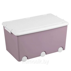 Ящик для игрушек Tega на колёсах 50 л Heather (Вереск)