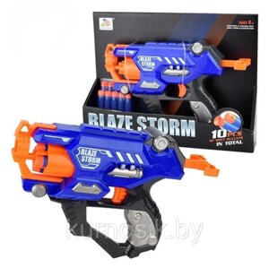 Детский игрушечный пистолет с мягкими пулями BlazeStorm ZC7118