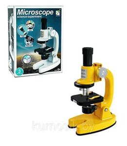Монокулярный микроскоп SCIENCE HORSE SD221 для детей, желтый в Минске от компании Karapuzik