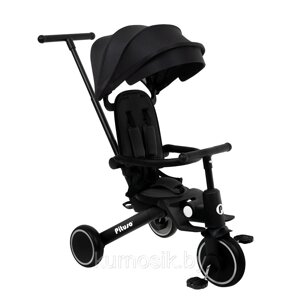Детский велосипед трехколесный складной PITUSO Leve Pro черный T8-Black