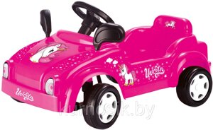 Машинка каталка детская Dolu Unicorn 2519 педальная розовая