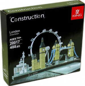 Конструктор 20017 KING Архитектура Лондона, 488 деталей