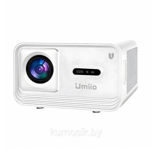 Портативный проектор Umiio U8 Pro 4K Full HD 6 Гбайт ОЗУ Белый