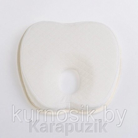 Подушка детская ФАБРИКА ОБЛАКОВ «БАБОЧКА», несъёмный чехол, до 1 года (арт. FBD-0001) от компании Karapuzik - фото 1