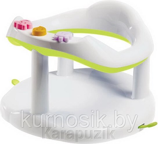 Сиденье для купания на присосках ПЛАСТИШКА салатовай от компании Karapuzik - фото 1