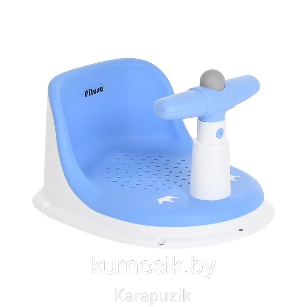 Сиденье для купания PITUSO с пищалкой Blue/Голубой от компании Karapuzik - фото 1