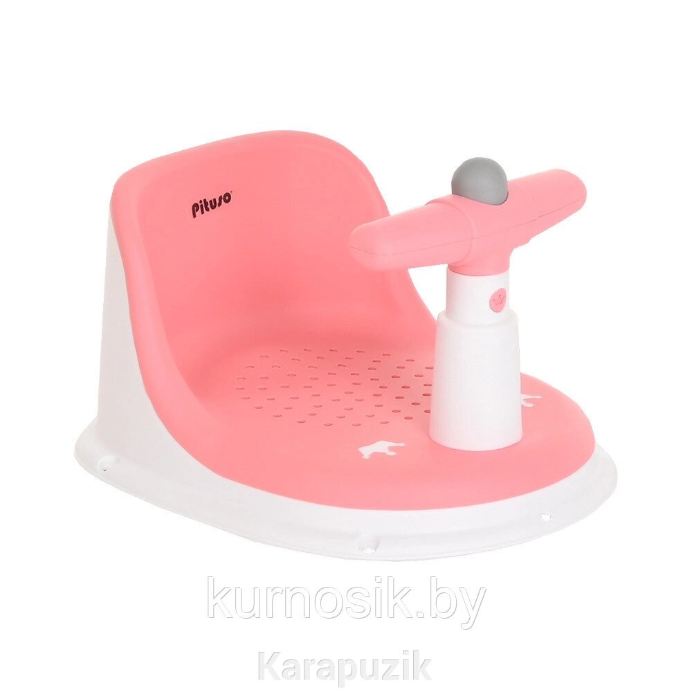 Сиденье для купания PITUSO с пищалкой Pink/Розовый от компании Karapuzik - фото 1