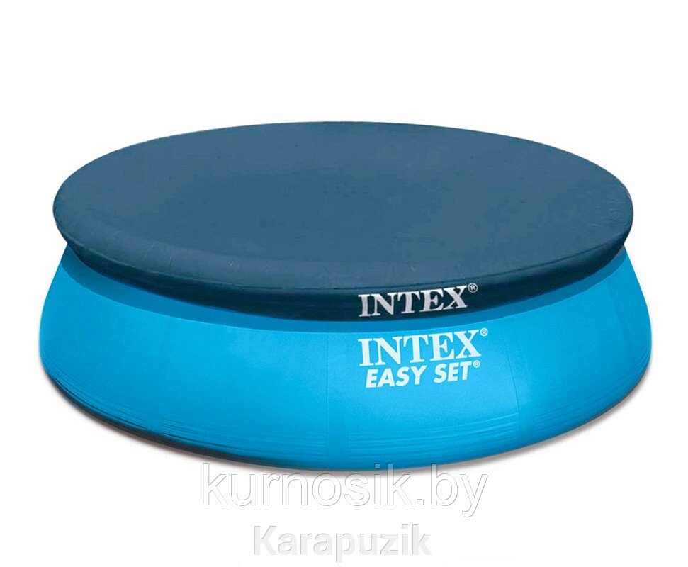 Тент-чехол Intex 28021 на надувной круглый бассейн 305 см от компании Karapuzik - фото 1