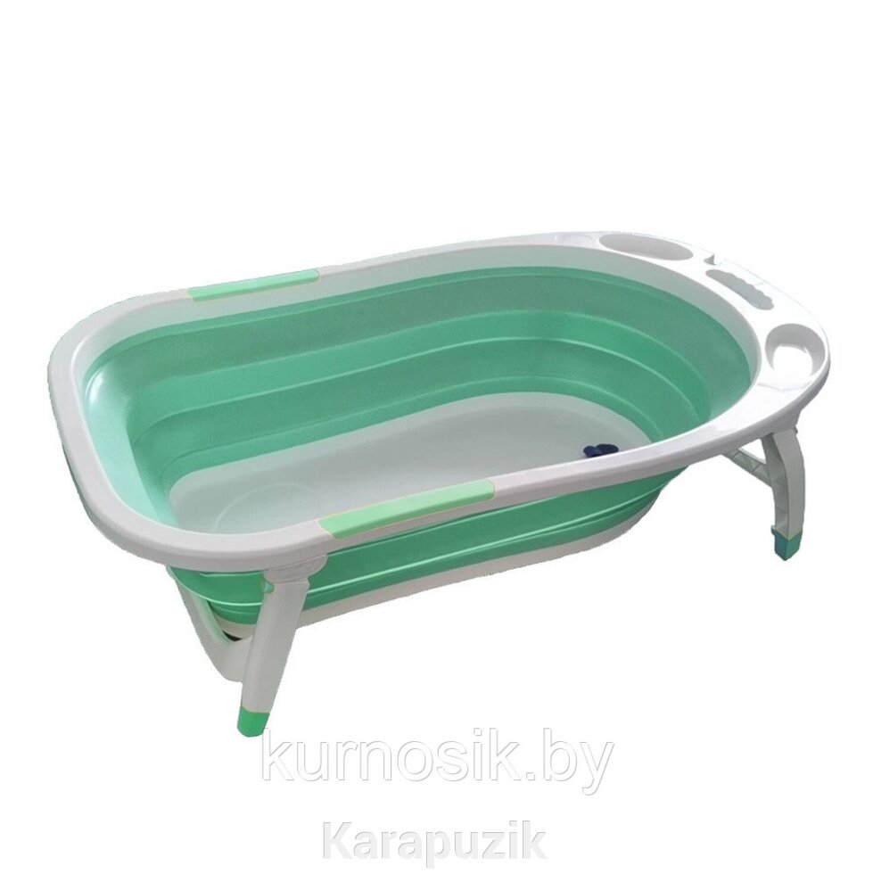 Ванночка детская для купания PITUSO складная 85 см (арт. 8833) мятная от компании Karapuzik - фото 1