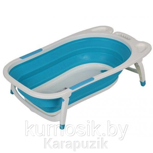 Ванночка детская для купания PITUSO, складная, 85 см, синий 8833 от компании Karapuzik - фото 1